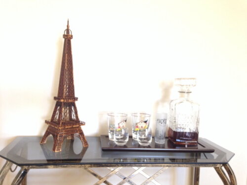 Peça decorativa Torre Eiffel em MDF