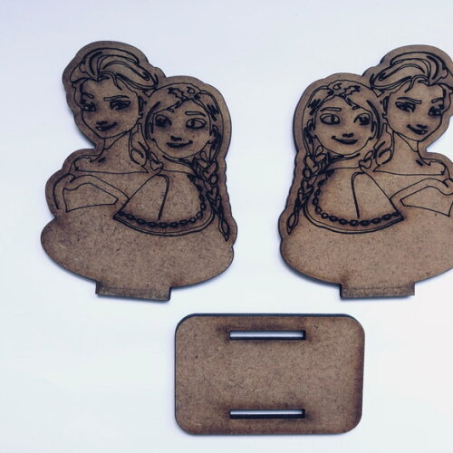 Porta guardanapo Frozen MDF