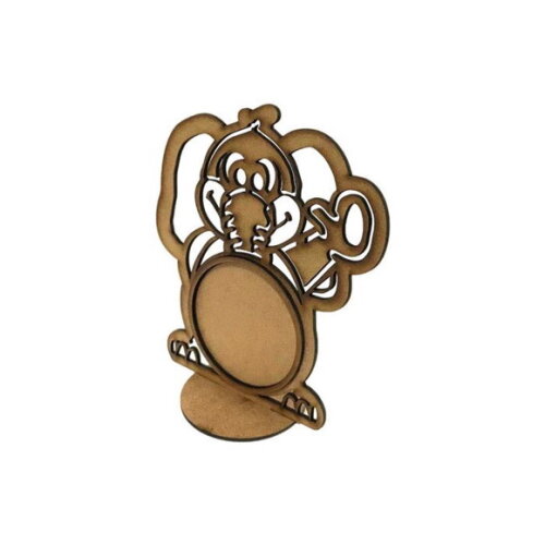 Porta Retrato Elefante em MDF crú