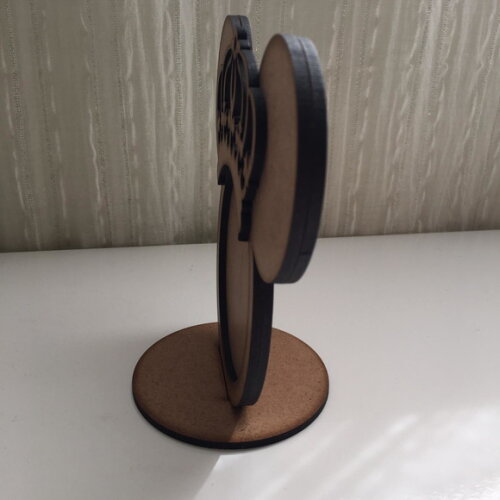 Porta Retrato Mickey com coroa MDF