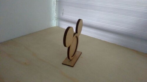 Porta Retrato Mickey em MDF crú