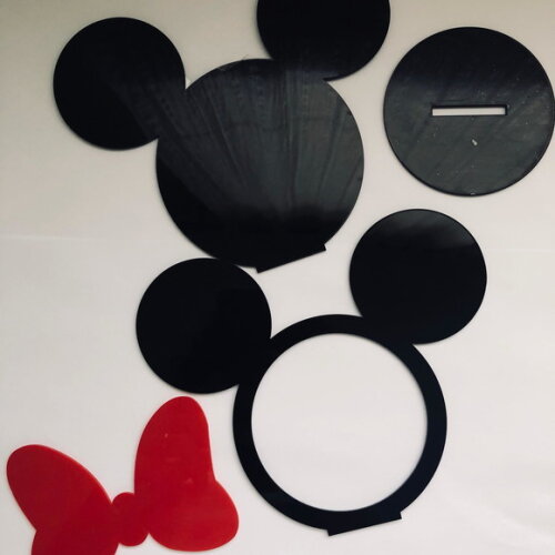 Porta Retrato Minnie em acrílico