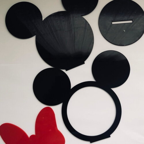 Porta Retrato Minnie em acrílico
