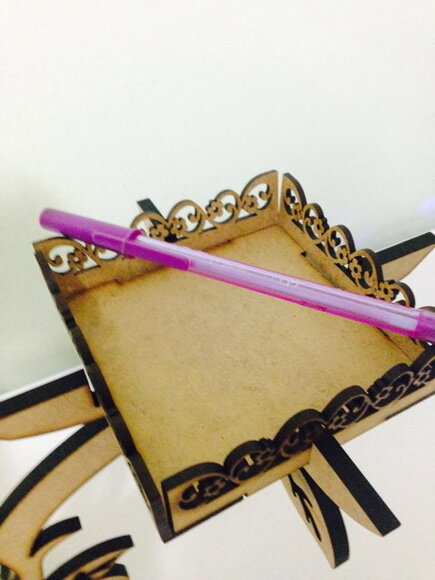 Trio mini bandejas provençal em MDF