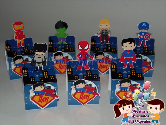 Caixa Acrilica com Capa Herois Vingadores