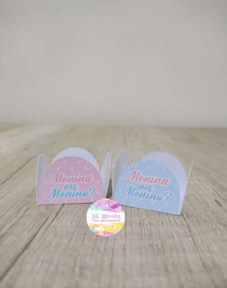 Forminha Para Doces Chá Revelação