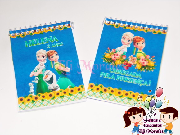 Kit Bloquinho e Lápis Frozen Fever