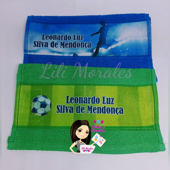 Kit c/ 2 Toalhinhas p/ Lanche Futebol (ref. 0184)