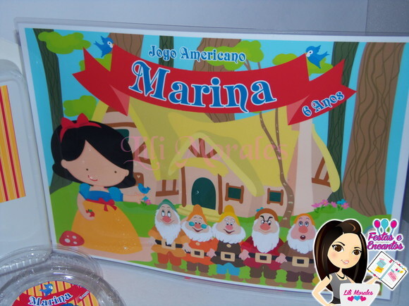 Kit Escola Nº02 - Maleta Lanche Branca de Neve
