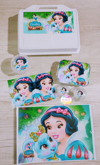 Kit Escola Nº03 - Maleta Lanche Branca de Neve