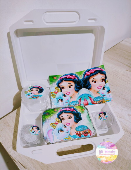 Kit Escola Nº03 - Maleta Lanche Branca de Neve