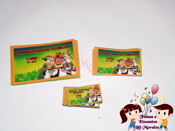 Kit Etiqueta Escolar 01 (50 itens)