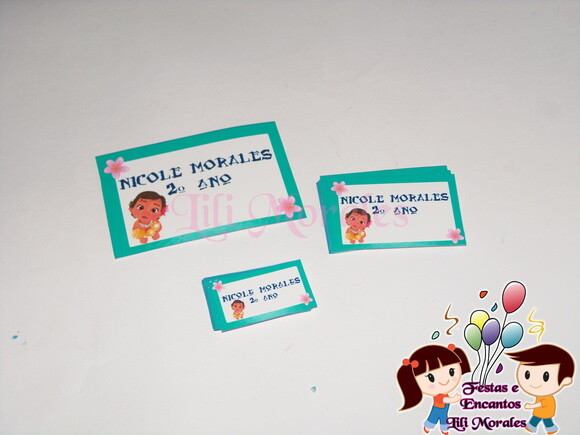 Kit Etiqueta Escolar 03 (95 itens)