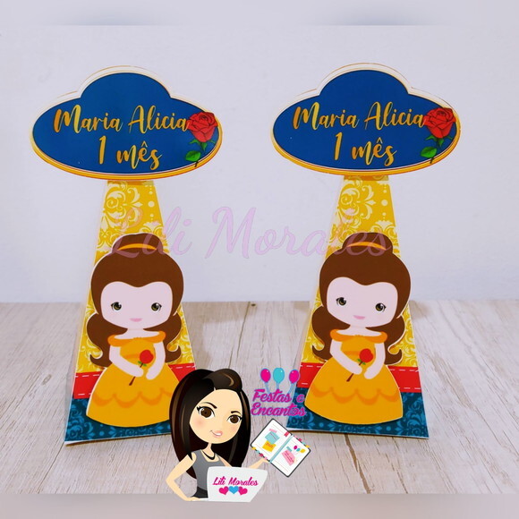 Kit Mesversário A Bela E A Fera