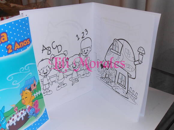 Livro Colorir Galinha Pintadinha