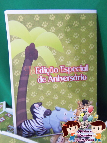 Livro Colorir Safari