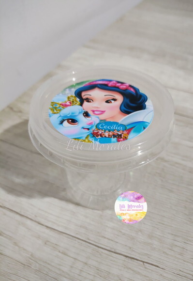 Pote Redondo P/ Gelatina Branca De Neve
