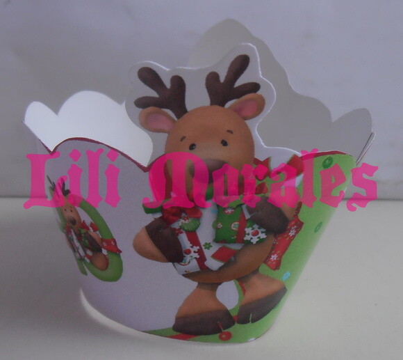 Wrapper Cupcake Natal