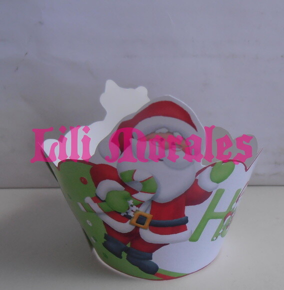 Wrapper Cupcake Natal