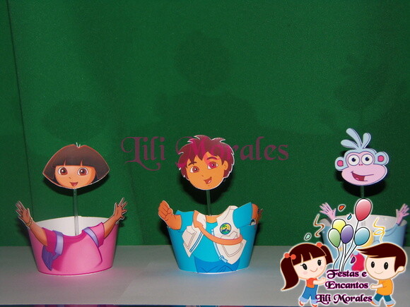 Wrapper e Topper Dora e Diego Go