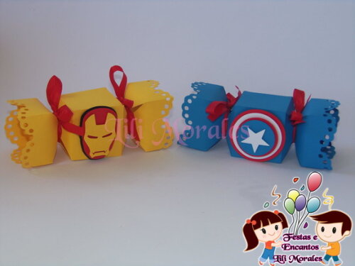 Caixa Bala Vingadores