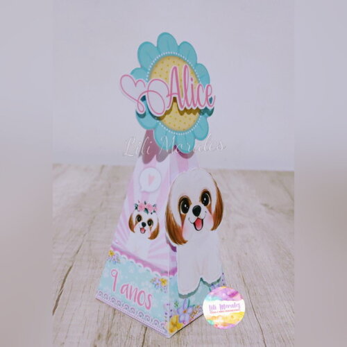 Caixa Piramide Cachorrinho