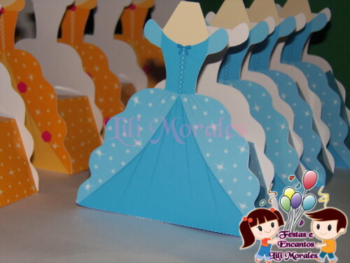 Caixa Vestido Princesas