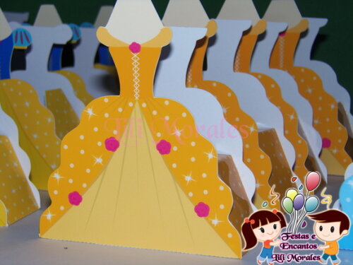 Caixa Vestido Princesas