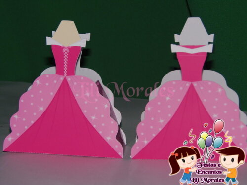 Caixa Vestido Princesas