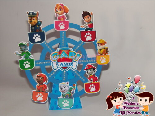 Cone Roda Gigante Patrulha canina