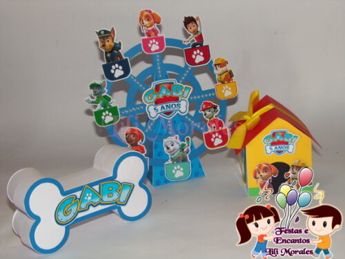 Cone Roda Gigante Patrulha canina