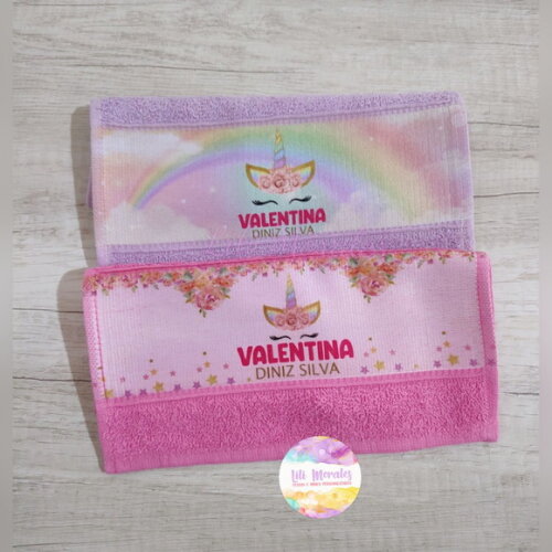 Kit c/ 02 Toalhinhas p/ Lanche Unicórnio (ref. 01519)