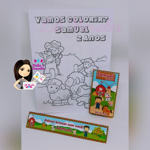 Kit Colorir Personalizado