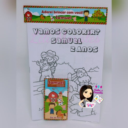 Kit Colorir Personalizado