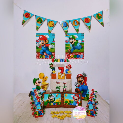 Kit Dia De Festa 04 Super Mario