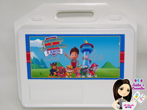 Kit Escola Nº01 - Maleta Lanche Patrulha Canina