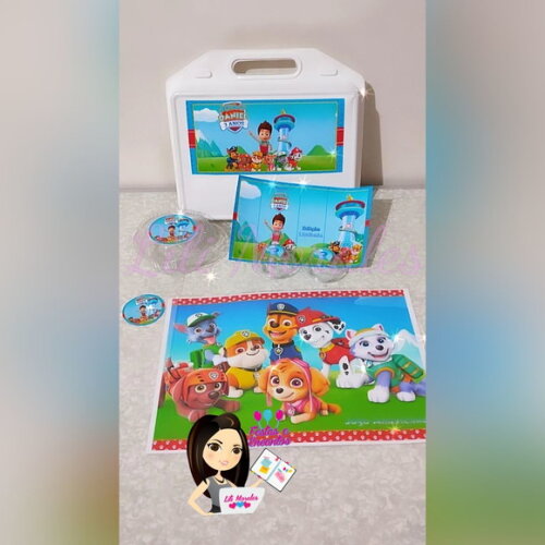 Kit Escola Nº02 - Maleta Lanche Patrulha Canina