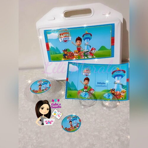 Kit Escola Nº02 - Maleta Lanche Patrulha Canina