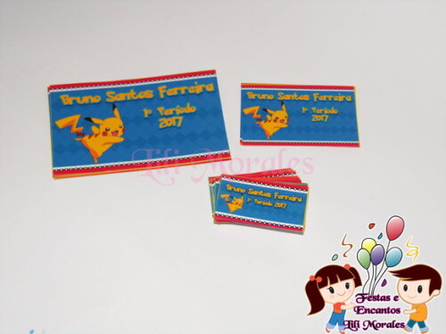 Kit Etiqueta Escolar 01 (50 itens)