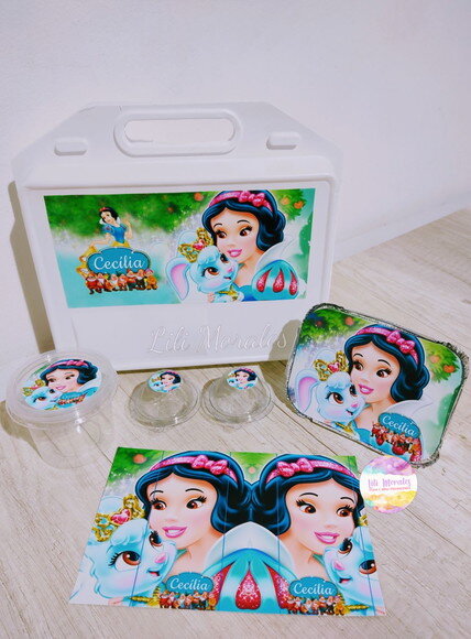 Kit Escola Nº03 - Maleta Lanche Branca de Neve