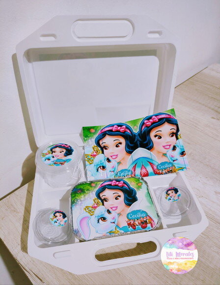 Kit Escola Nº03 - Maleta Lanche Branca de Neve