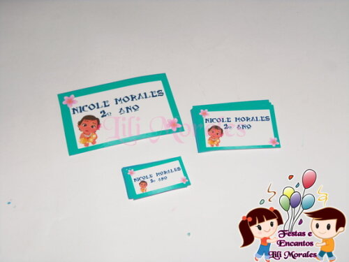Kit Etiqueta Escolar 03 (95 itens)
