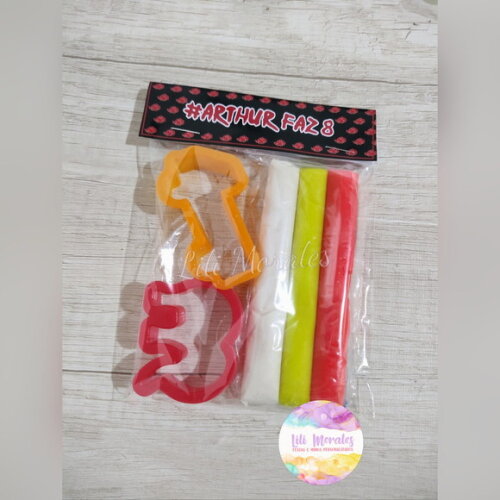 Kit Massinha E Cortador Naruto Akatsuki
