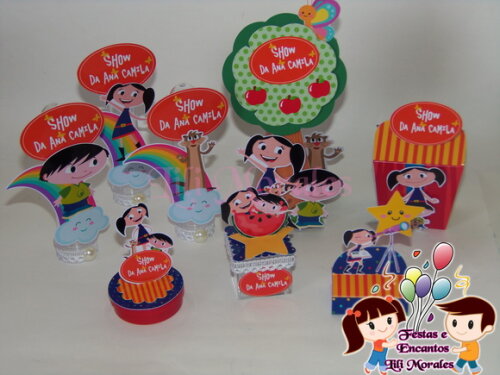 Kit Scrap Show Da Luna (60 Itens)