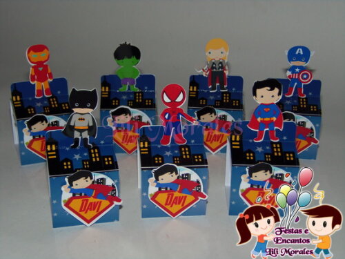 Kit Scrap Vingadores 05 Itens