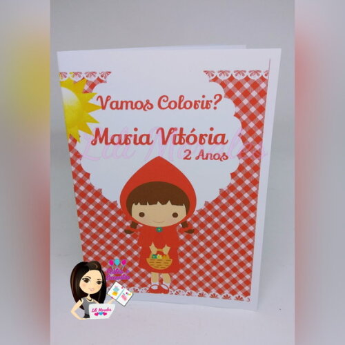 Livro Colorir Chapeuzinho Vermelho