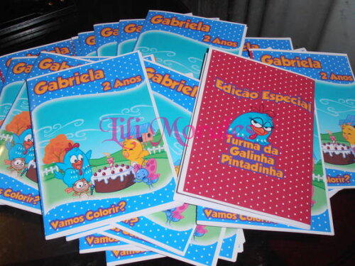 Livro Colorir Galinha Pintadinha