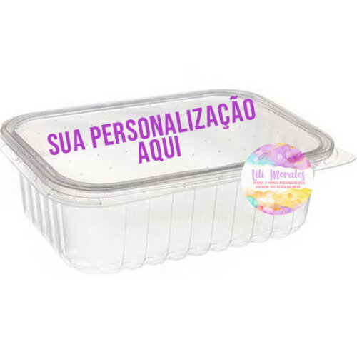 Marmita Plástica 250ml Personalizada