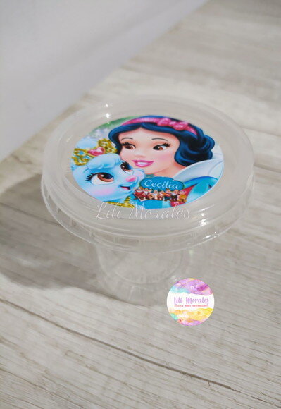 Pote Redondo P/ Gelatina Branca De Neve