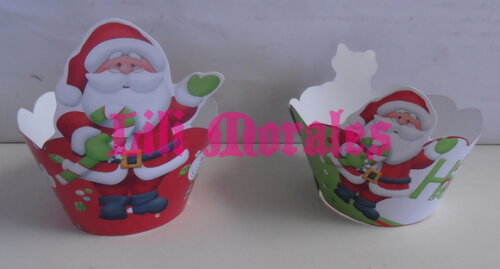 Wrapper Cupcake Natal